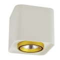 Oprawa natynkowa LED XENO kwadrat 3000K 10W 800lm biały-złoty Polux 311993  5901508311993 lampynox noxbox www.lampynox.pl 1.jpg
