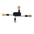 Lampa sufitowa LESTER Czarna 4xE27 Lucide 211180430  5411212211026 lampynox noxbox www.lampynox.pl 1.jpg