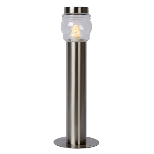 Słupek zewnętrzny wys. 40cm MIRANE Satynowy chrom LUCIDE 118074012  5411212114372 lampynox noxbox www.lampynox.pl 1.jpg