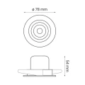 oprawa podtynkowa LARSI S 10W 786lm 3000K czarna OXYLED M150400210W 3K czarny  5902701452735 lampynox noxbox www.lampynox.pl 3.jpg