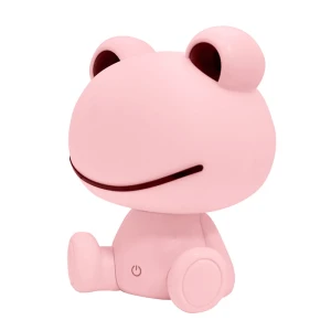 Lampa dekoracyjna LED Żabka różowa Polux