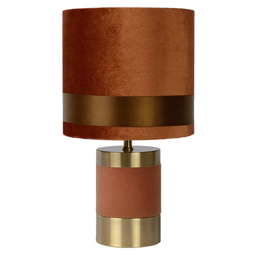 Lampka stołowa EXTRAVAGANZA FRIZZLE Brązowy  Mosiądz śr. 18cm. E14 Lucide 105008143  5411212105271 lampynox noxbox www.lampynox.pl 1.jpg