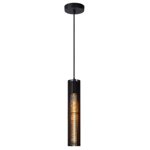 LIONEL Czarna E27 Lampa wisząca Lucide 73406/01/30