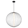 Lampa wisząca LED 10W 2700K CARBONY Czarna LUCIDE 204146030  5411212201805 lampynox noxbox www.lampynox.pl 2.jpg