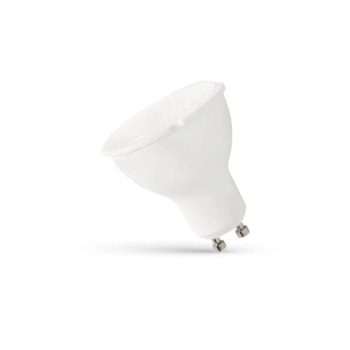 LED GU10 230V 10W WW mleczna szybka BIAŁA 3000K WOJ13256  Spectrum | WOJ+13256