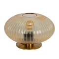 Lampka stołowa VIRGIL Bursztynowa śr.30cm. E27 Lucide 745120162  5411212740922 lampynox noxbox www.lampynox.pl 1.jpg