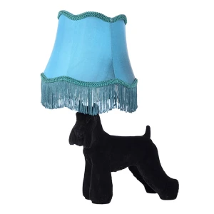 EXTRAVAGANZA FILOU Czarny | Niebieski śr. 25cm. E14 Lampka stołowa Lucide 10504/81/30