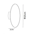 Kinkiet EKLYPS LED Czarny sr.25 cm 8W 3000K Lucide 462010830  5411212460691 lampynox noxbox www.lampynox.pl 4.jpg